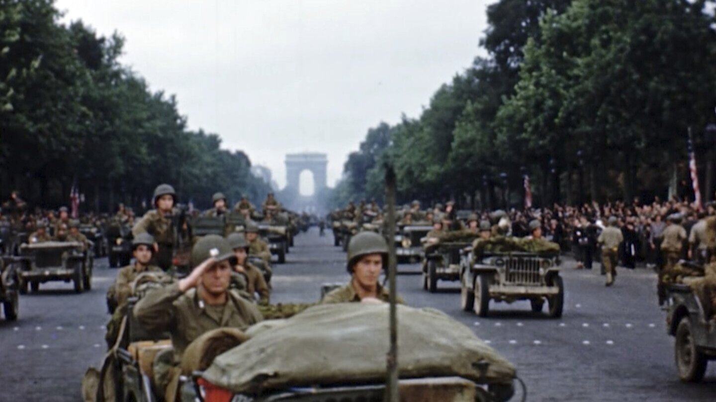 Rare color footage brings D-Day memories alive, 75 years on | AP News